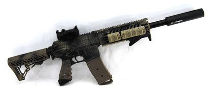 Used Tippmann TMC w/ Apex 2 Barrel &amp; Raptor Red Dot Sight - Desert Camo - Tippmann Sports