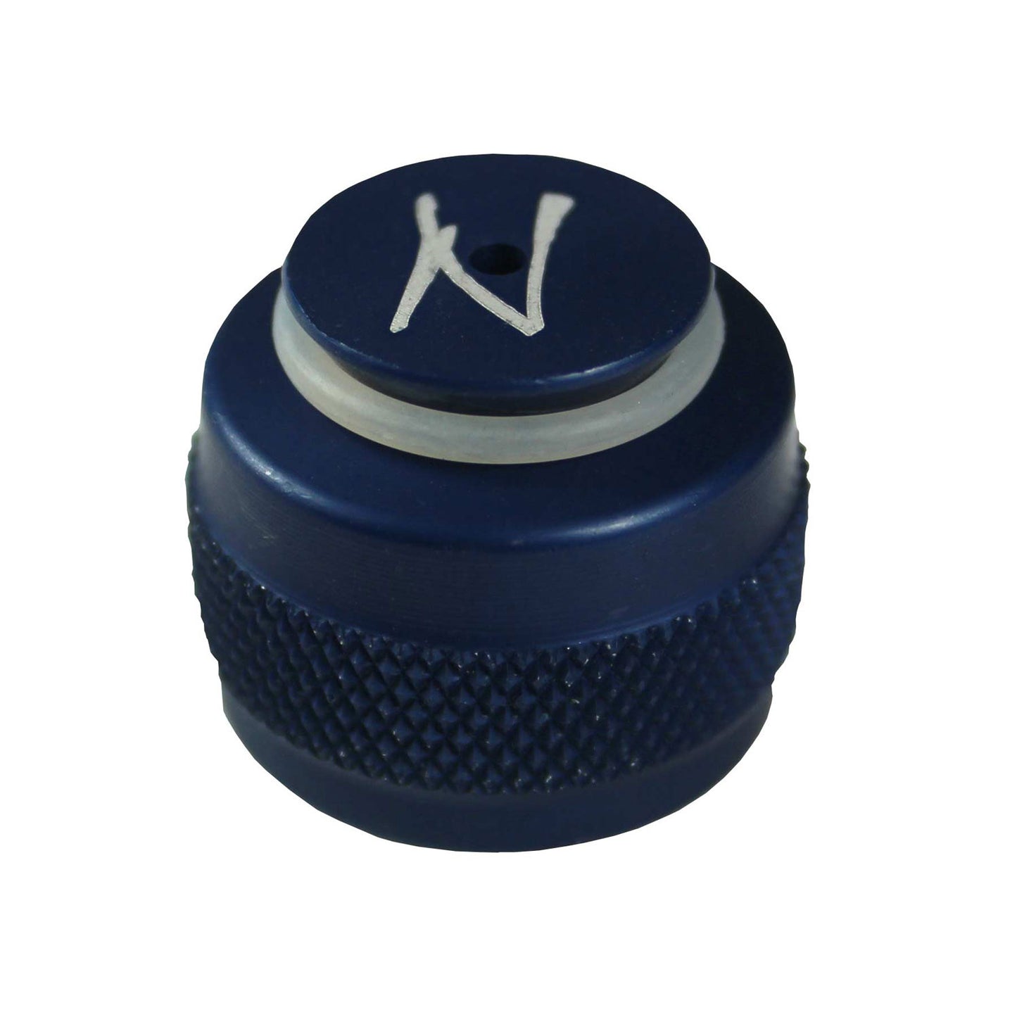 Ninja Aluminum Thread Protector - Blue w/ 015-90 O-Ring - Ninja Paintball