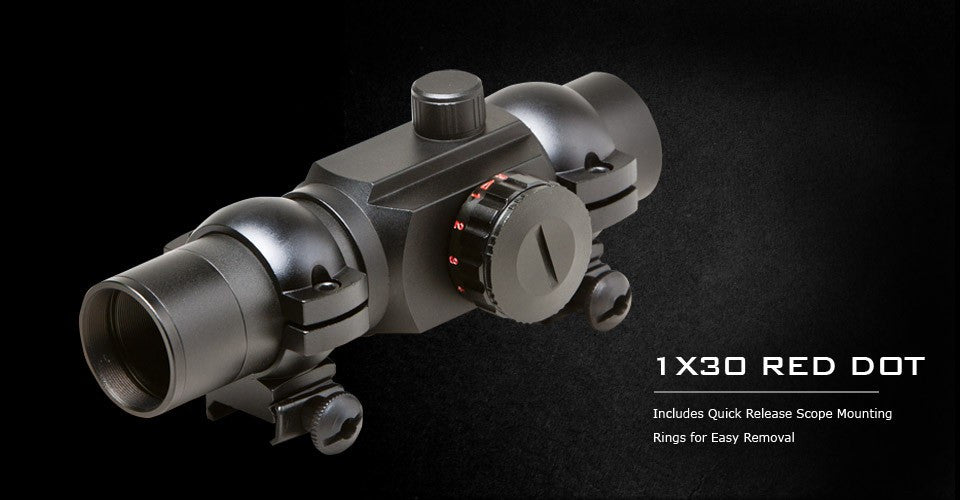 Tiberius 1x30 Red Dot Sight - Tiberius Arms