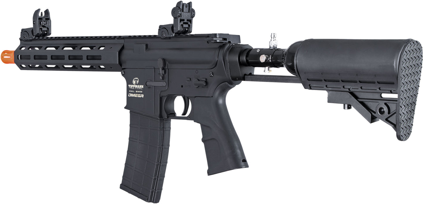 Tippmann Tactical OMEGA-PV CQB E-Matic Airsoft Rifle - 13ci Tank Stock - Tippmann Sports
