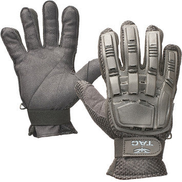 Valken V-Tac Full Finger Plastic Gloves - Black - Valken Paintball