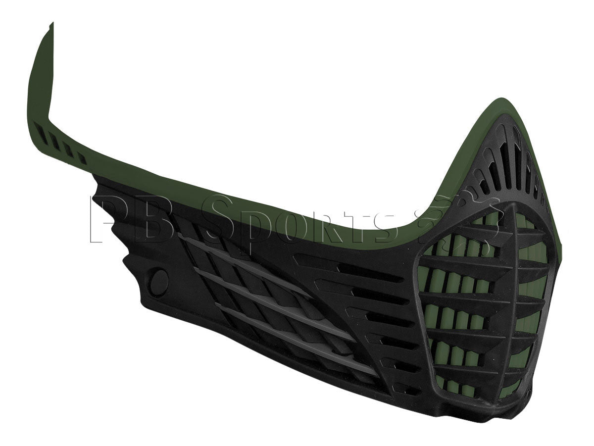 Virtue VIO Contour Facemask - Olive/Charcoal/Black - Virtue