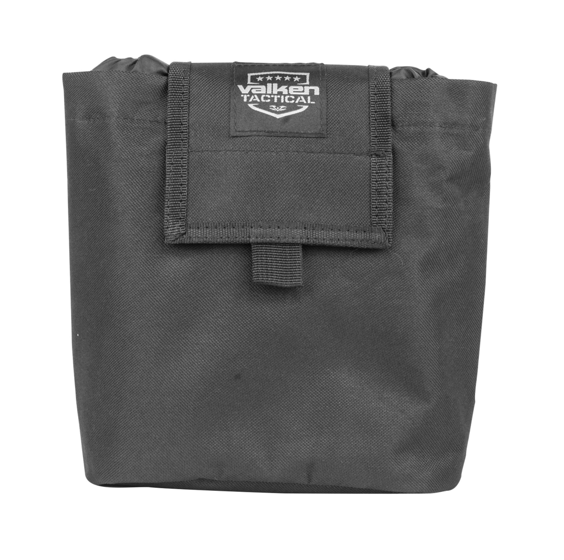 Valken V-Tac Molle Folding Dump Pouch - Black - Valken Airsoft