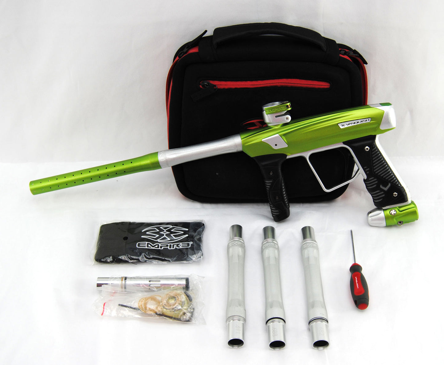 Empire Vanquish Paintball Gun - Green/Silver - Empire