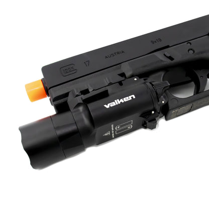 Valken 500 Lumen LED WeaponLite w/ Pistol & Picatinny Mount