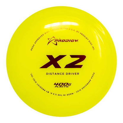 Prodigy X2 Distance Driver Disc - 400G Plastic