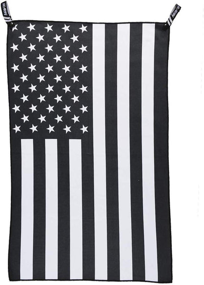 HK Army XL Microfiber Rag - USA Black/White - HK Army
