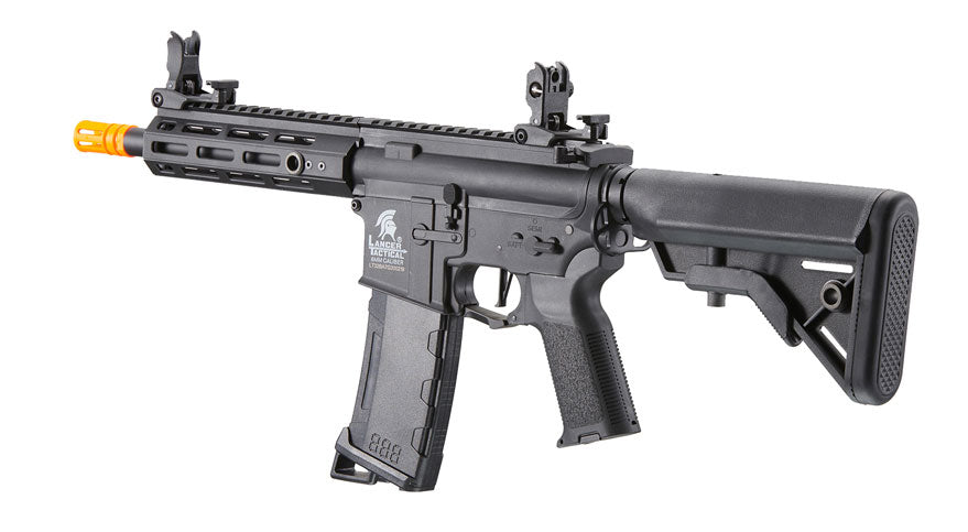 Lancer Tactical Gen 3 Hellion M-LOK 7" Airsoft M4 AEG Rifle - Black