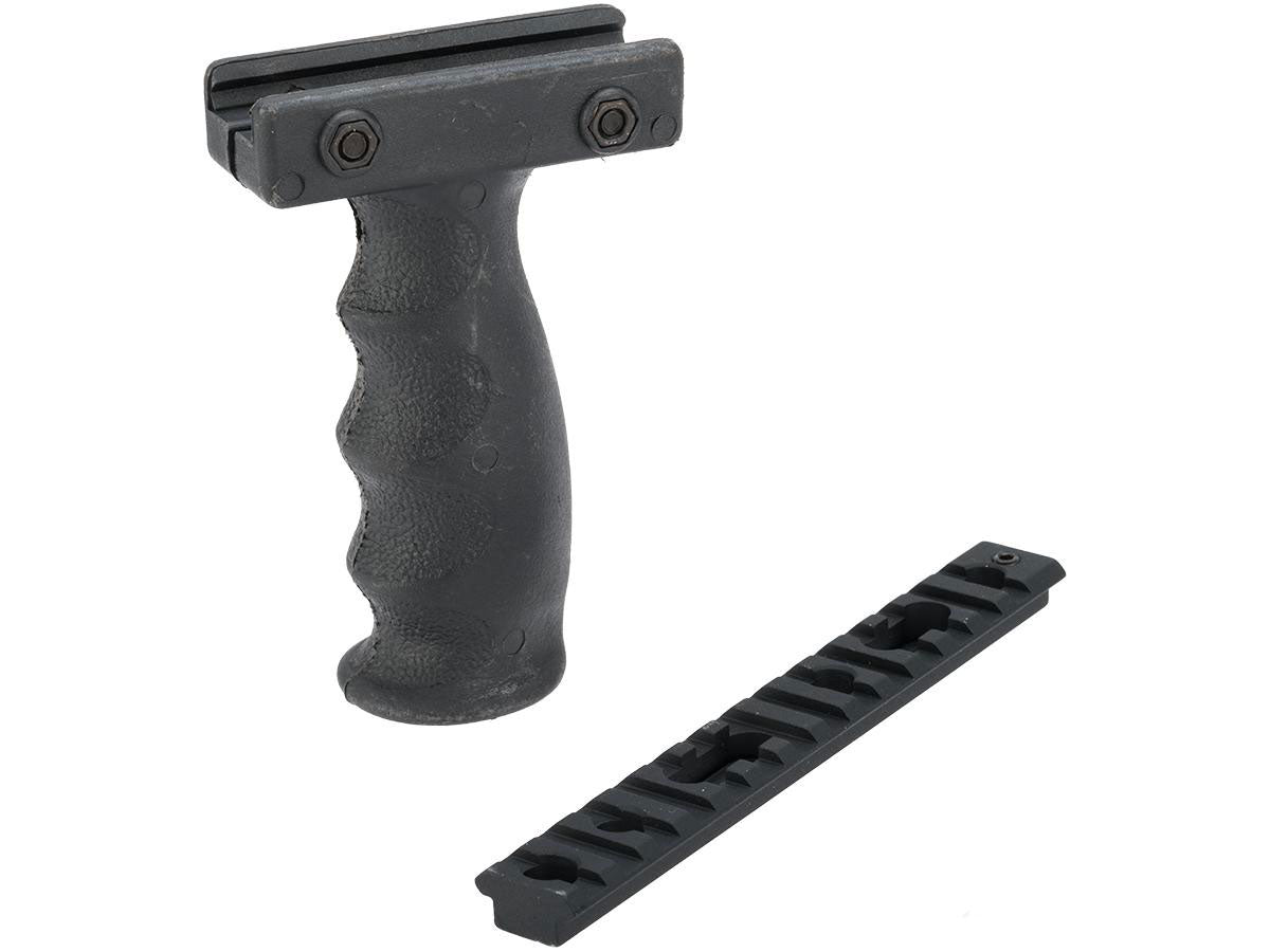 AIM Sports Ergonomic Vertical Rifle Grip w/ 6" Rail Section - Evike