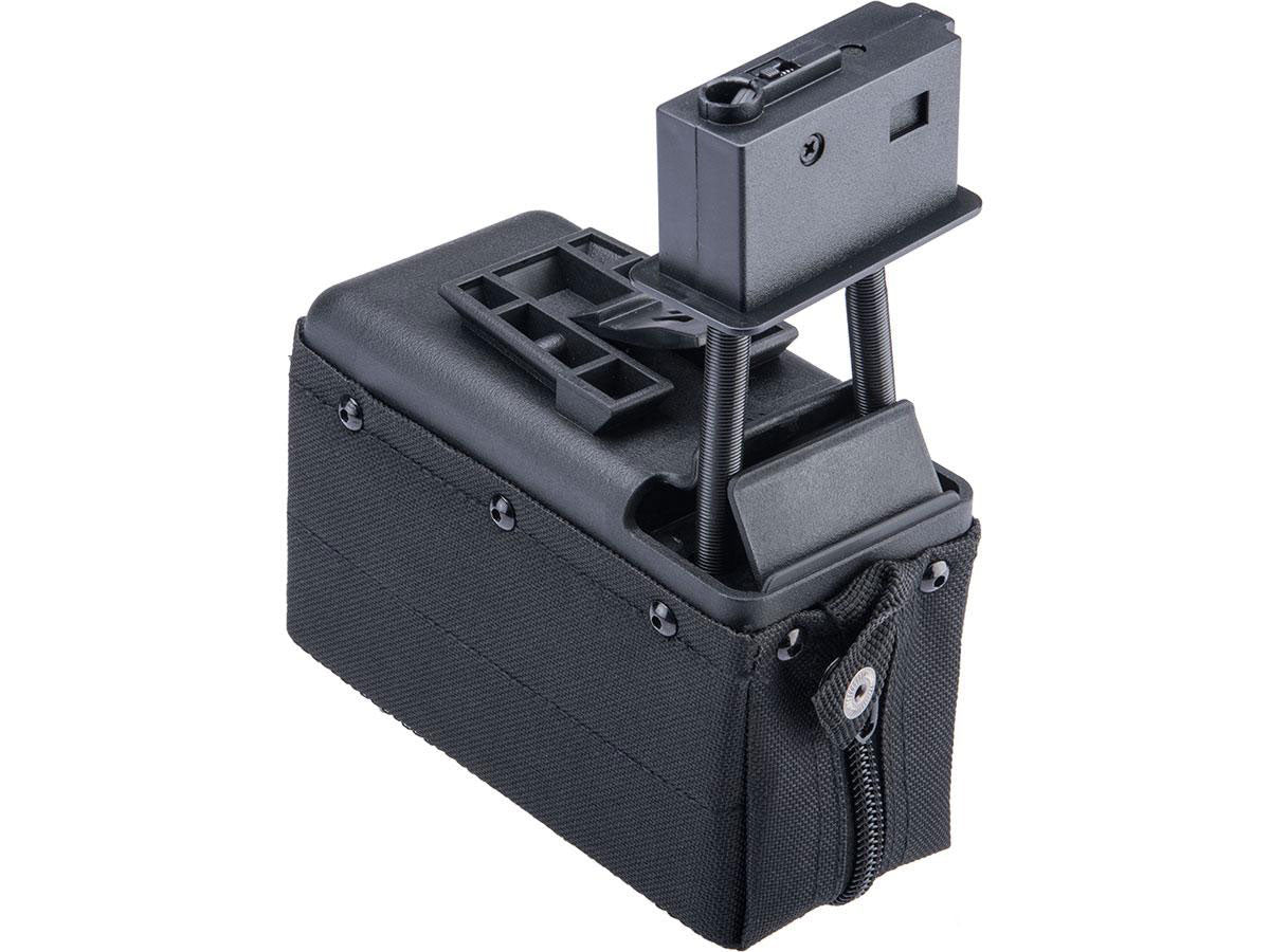 A&K 1500 Round Box Magazine with Upgraded High Strength Motor for Airsoft M249 Series AEG