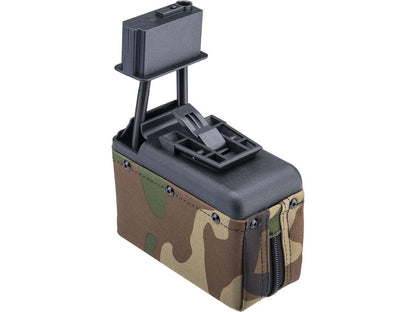 A&K 1500 Round Box Magazine with Upgraded High Strength Motor for Airsoft M249 Series AEG