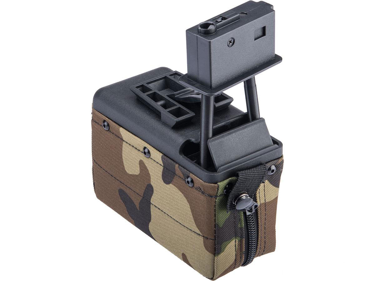 A&K 1500 Round Box Magazine with Upgraded High Strength Motor for Airsoft M249 Series AEG