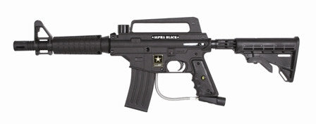 Tippmann U.S. Army Alpha Black Tactical Edition w/eGrip - Tippmann Sports
