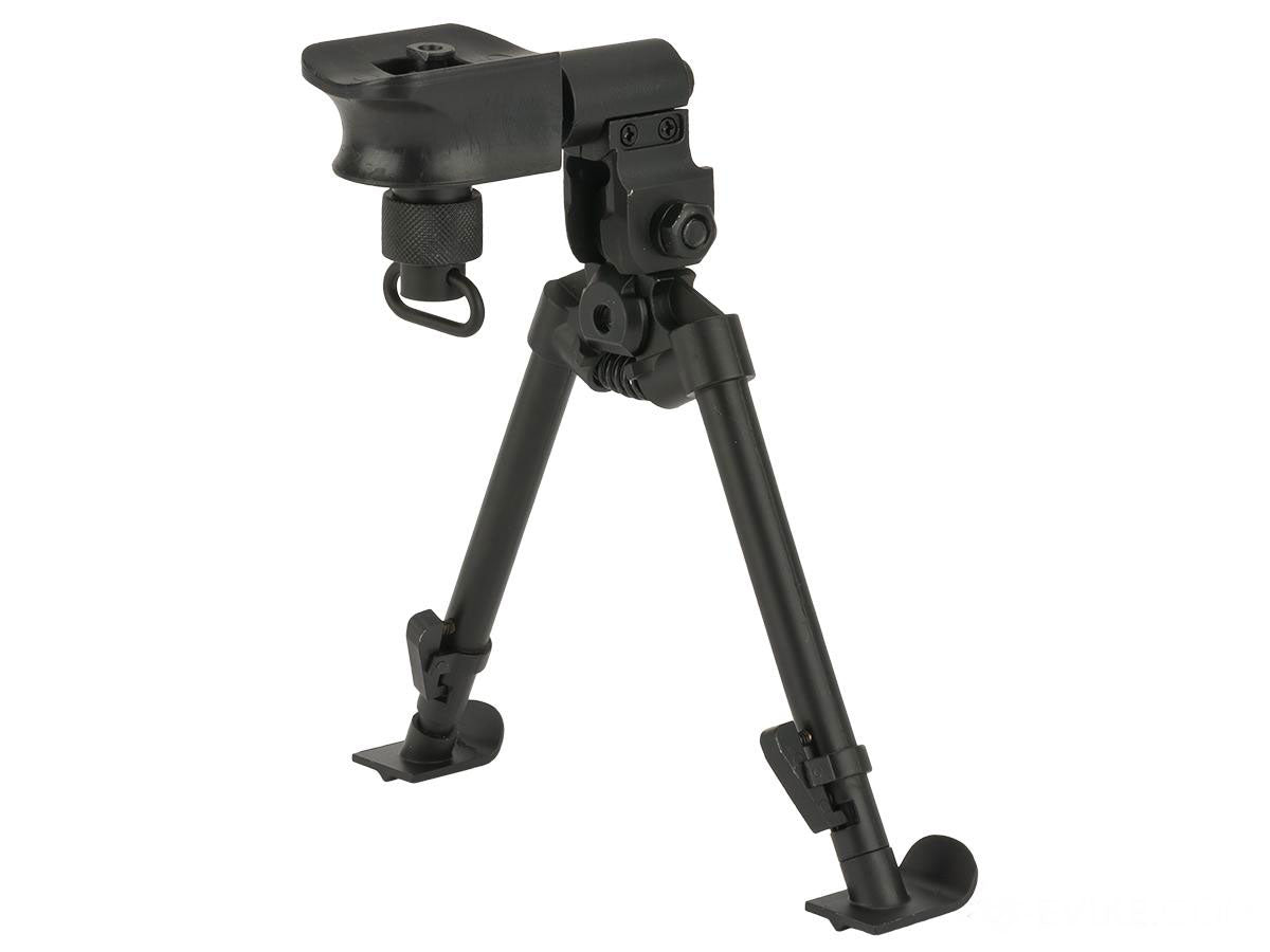 AGM Samurai V-Grooved Multi-Purpose Steel Bipod - Evike