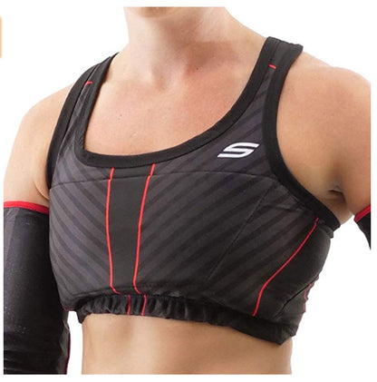 Social Paintball Grit Padded Sports Bra - Stealth Black - XS - Social Paintball