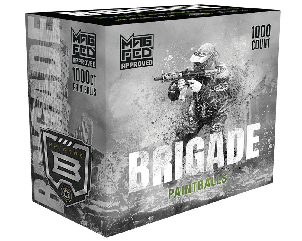 G.I. Sportz Brigade Paintballs 1000ct. Grey Shell - Pink Fill - G.I. Sportz