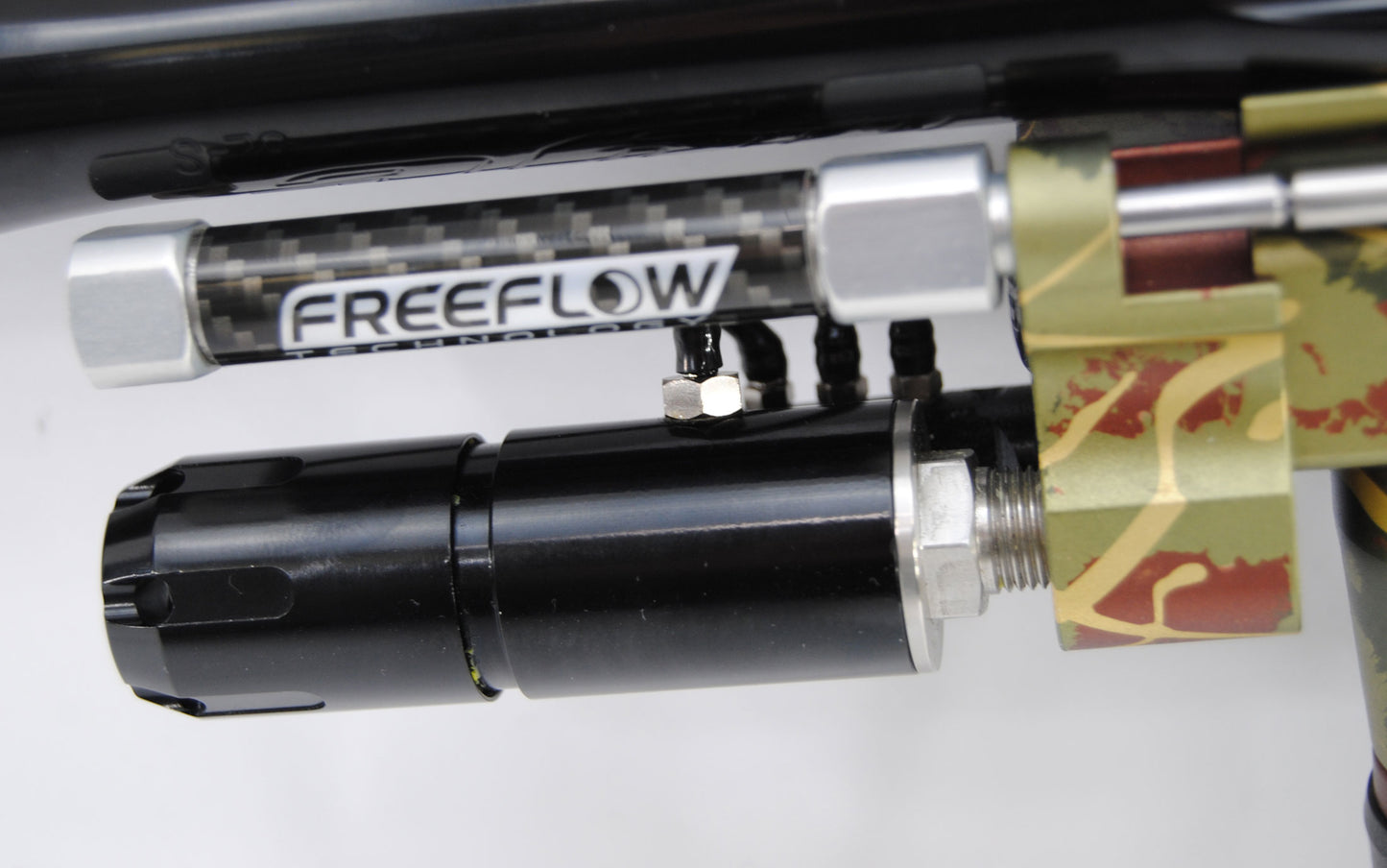 Used Dye X Freeflow Reflex Autococker - Custom Splash Camo Anno