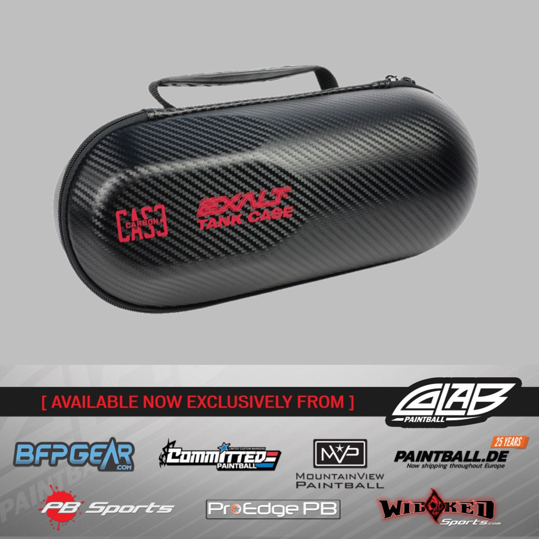 Exalt Carbon Tank Case - Black/Red - Exalt