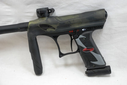 Custom Anodized Tippmann Crossover Dust Zombie Green &amp; Black Smoke - Tippmann Sports