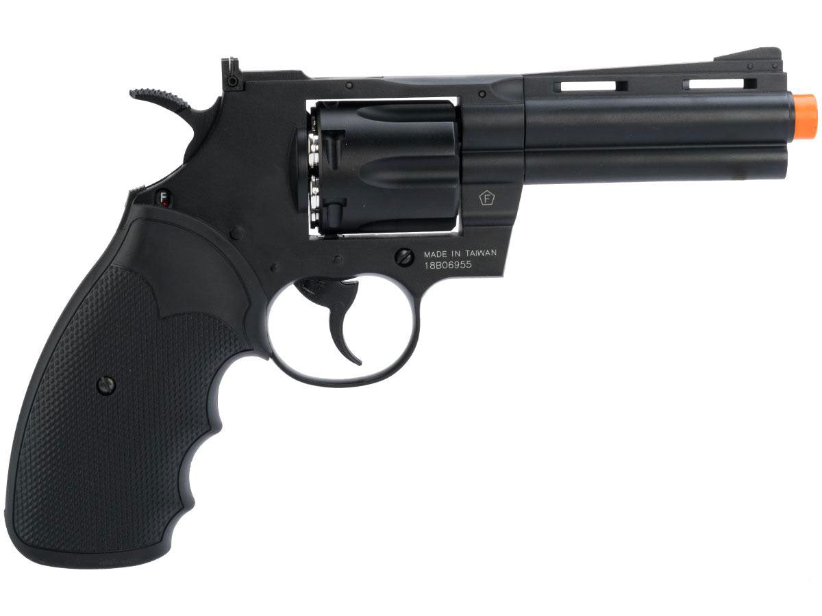 Colt Python Full Metal .357 Magnum High Power Airsoft CO2 Revolver by Cybergun - Length: 4"