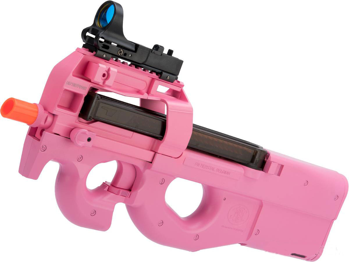 FN Herstal Licensed P90 Full Size Metal Gearbox Airsoft AEG - Pink