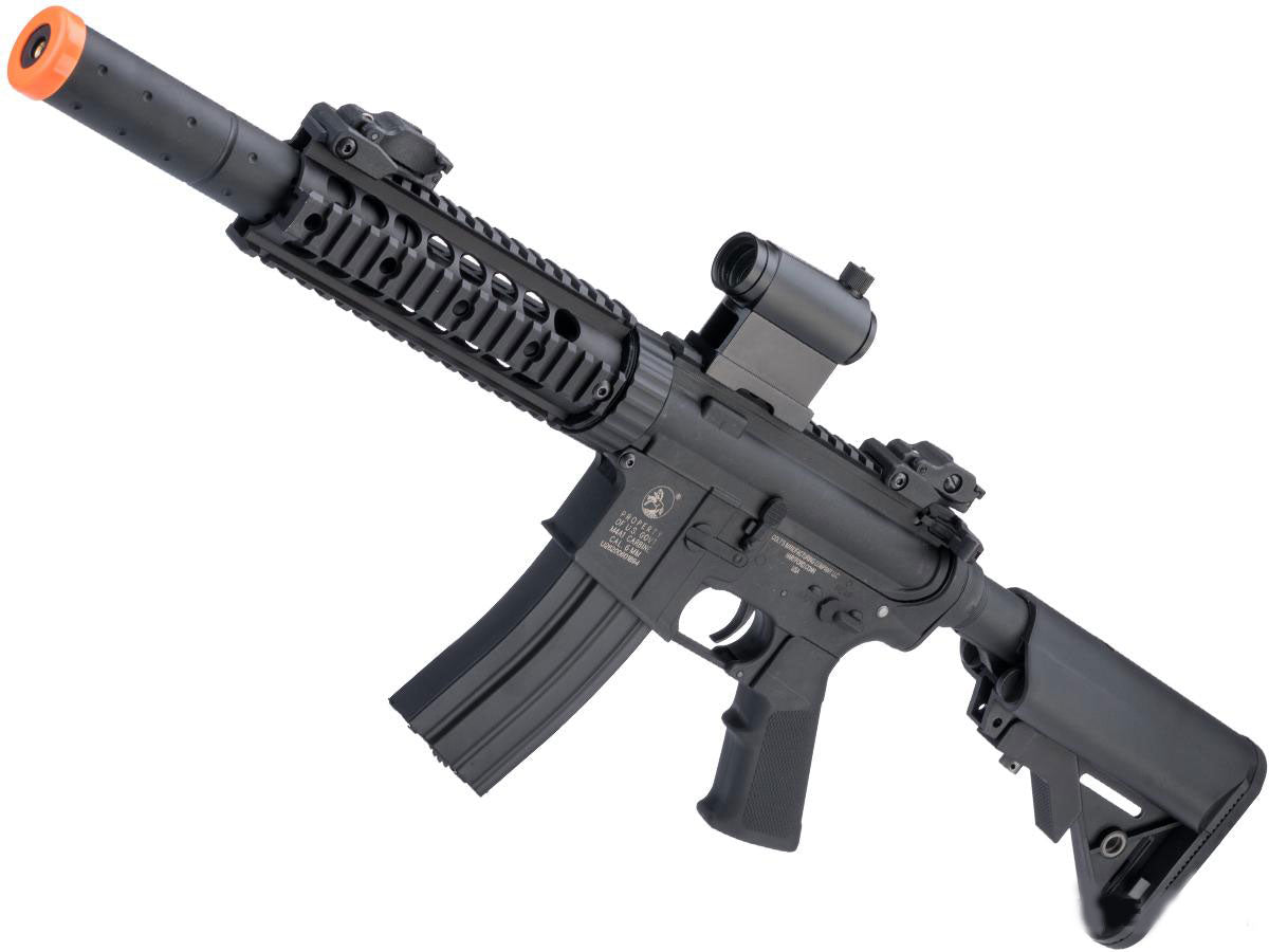 Cybergun Colt Licensed Sportline M4 CQB-R Airsoft AEG Rifle (7" Rail) - Black