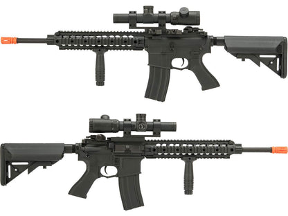 CYMA Sport M4 Airsoft AEG with 11" UX Handguard - Black - Evike
