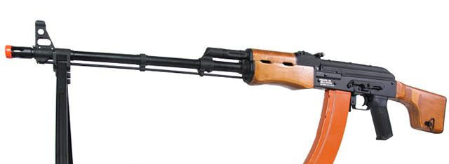 CYMA Standard RPK LMG Airsoft AEG Rifle w/ Steel Bipod and Real Wood Furniture