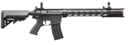 Lancer Tactical Gen 2 M4 SPR Interceptor Airsoft AEG Rifle - Black - with Battery and Charger