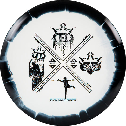 Dynamic Discs Fuzion Orbit Fugitive - 10 Year Anniversary Stamp