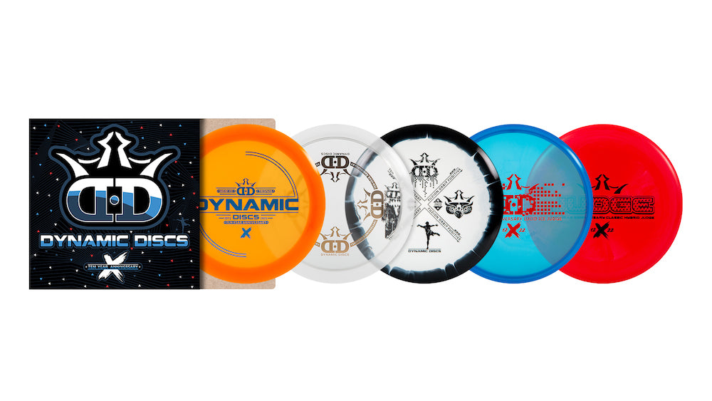 Dynamic Discs 10 Year Anniversary Box
