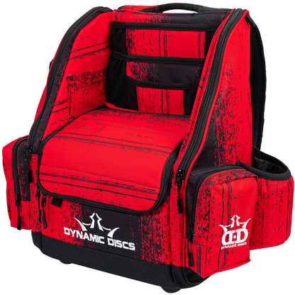 Dynamic Discs Commander Backpack Disc Golf Bag - Atomic Red - Dynamic Discs