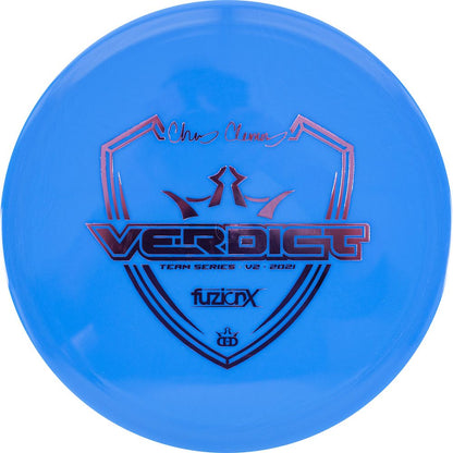 Dynamic Discs Fuzion-X Verdict Chris Clemons 2021 Team Series V2 Disc