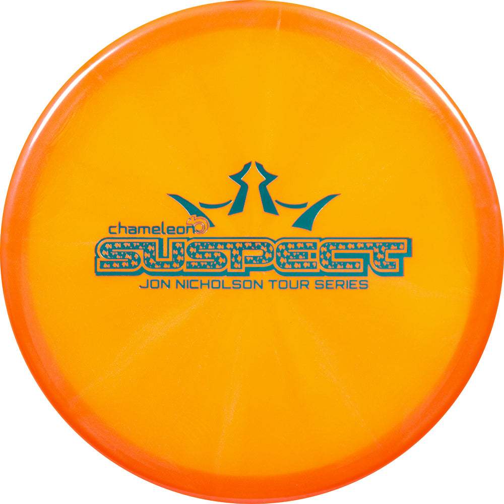 Dynamic Discs Lucid Chameleon Suspect Disc - Jonathan Nicholson 2022 Team Series Stamp