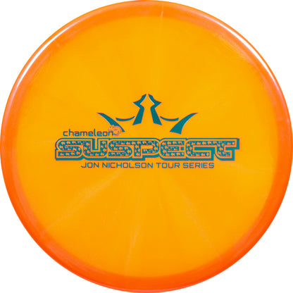 Dynamic Discs Lucid Chameleon Suspect Disc - Jonathan Nicholson 2022 Team Series Stamp