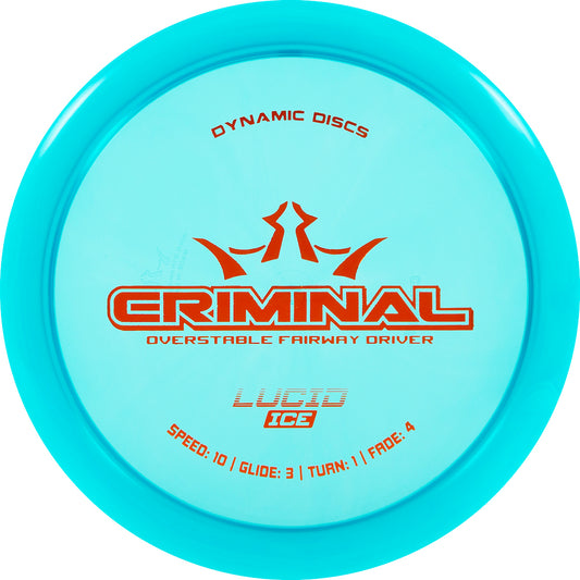 Dynamic Discs Lucid Ice Criminal Disc