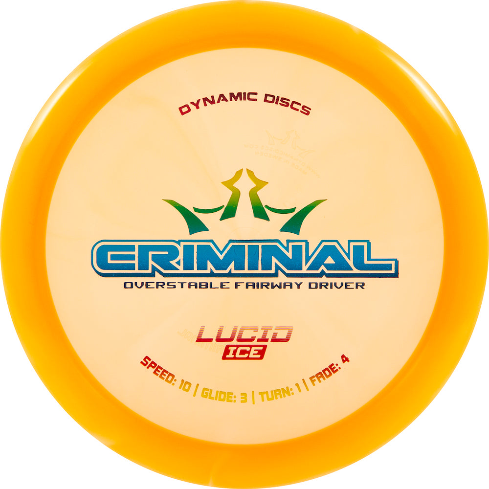 Dynamic Discs Lucid Ice Criminal Disc