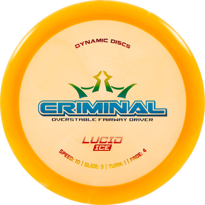 Dynamic Discs Lucid Ice Criminal Disc