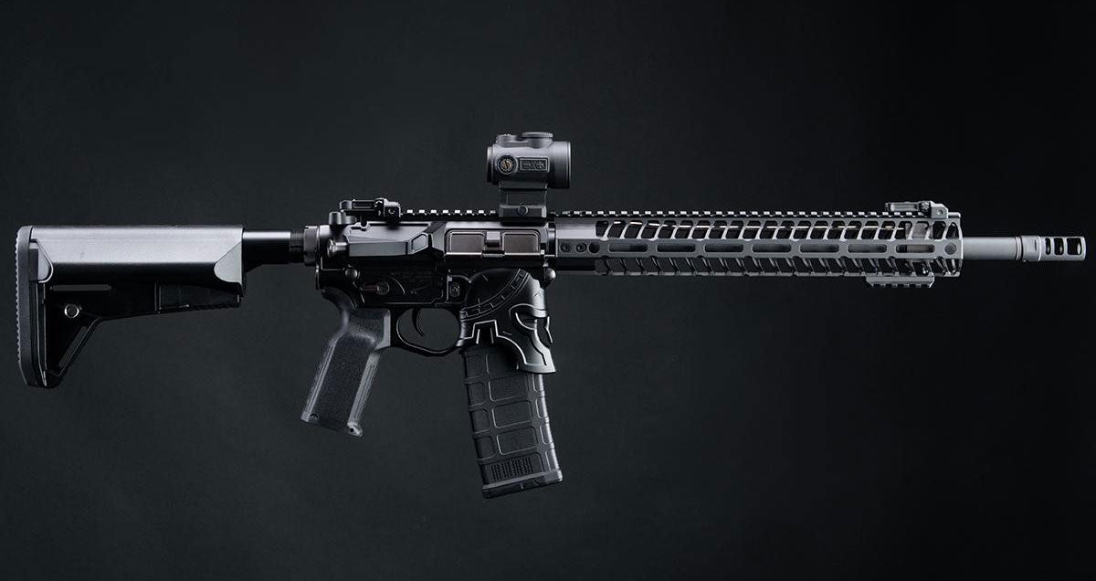 EMG Spike's Tactical Licensed Rare Breed "Spartan" M4 Airsoft AEG Rifle w/ M-LOK Handguard - 13.2" Carbine - 400fps