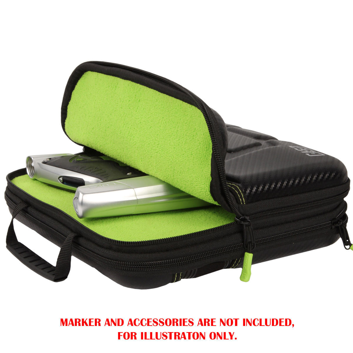 Exalt Marker Bag / Case - Black/Lime - Exalt