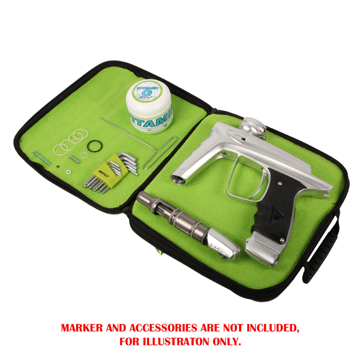 Exalt Marker Bag / Case - Black/Lime - Exalt