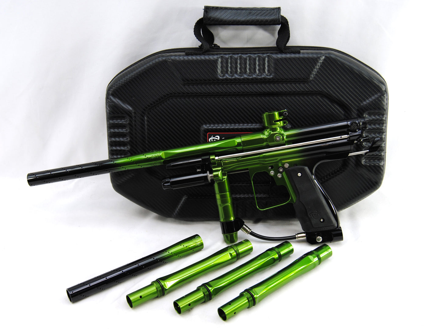 Inception Designs Retro FLE Autococker - Gloss Black/Green/Black Fade