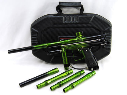 Inception Designs Retro FLE Autococker - Gloss Black/Green/Black Fade