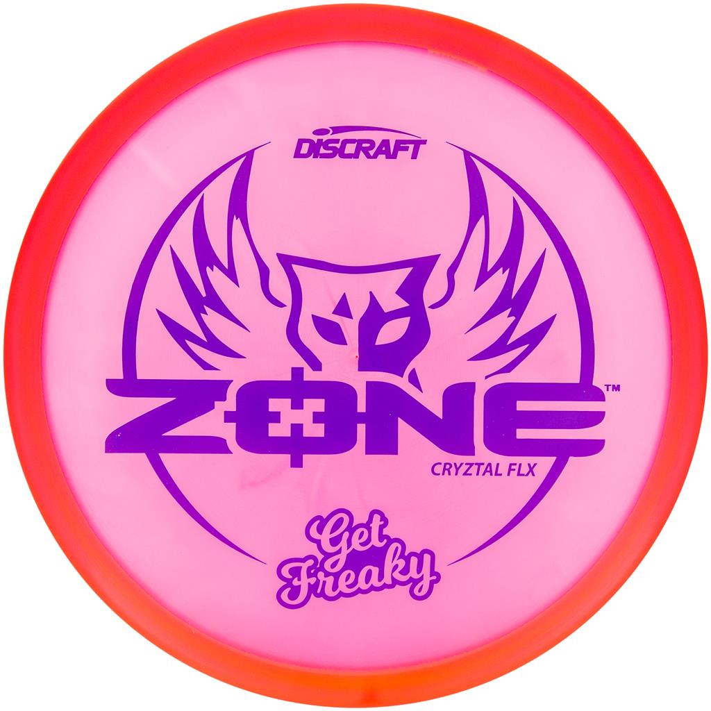 Discraft Brodie Smith Cryztal FLX Zone &quot;Get Freaky&quot; Golf Disc - Discraft