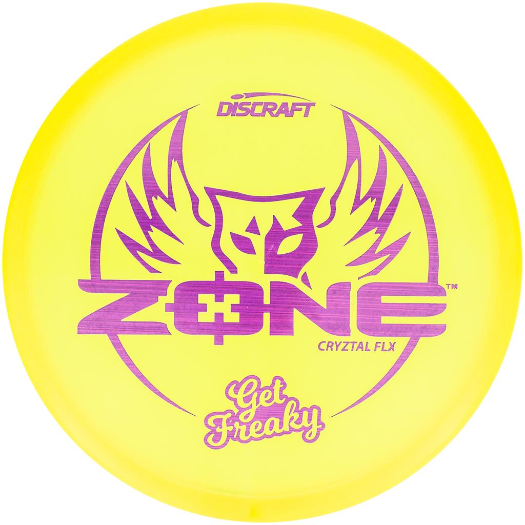 Discraft Brodie Smith Cryztal FLX Zone &quot;Get Freaky&quot; Golf Disc - Discraft