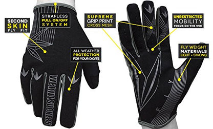 Bunker Kings Fly Featherlite Gloves - Purple - Large/XLarge - Bunker Kings