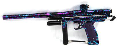 Used Inception Designs Full Body Hornet Autococker - Splash Purple/Teal