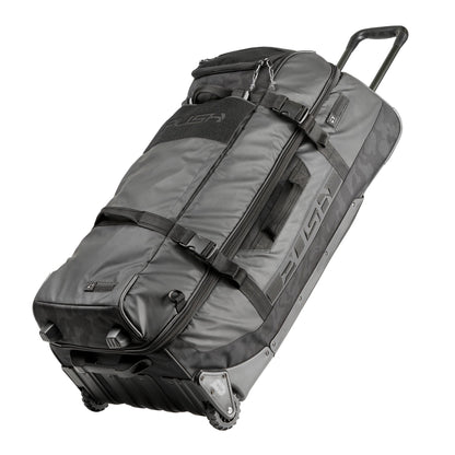 Push Paintball Division 1 Large Roller Gearbag w/ Black Backpack Strap Kit