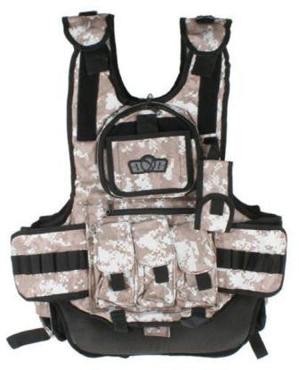 GxG Tactical Paintball Vest - Digital Camo Brown/Desert - GxG