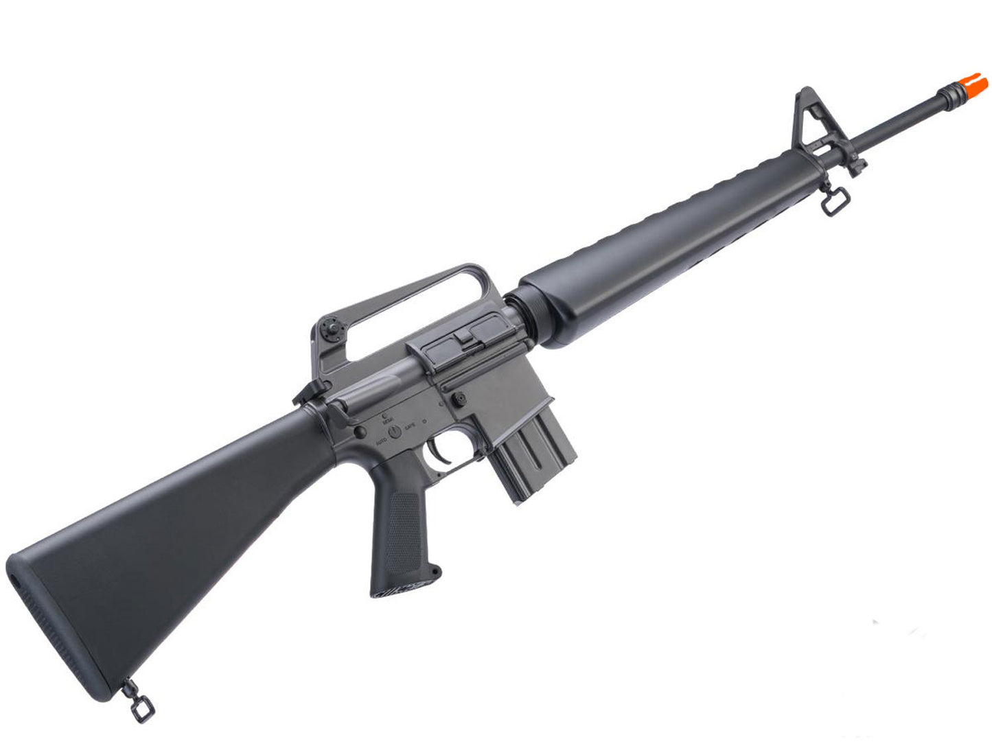 EMG Helios Colt Licensed Historic Vietnam Model M16A1 Airsoft AEG Rifle - Black